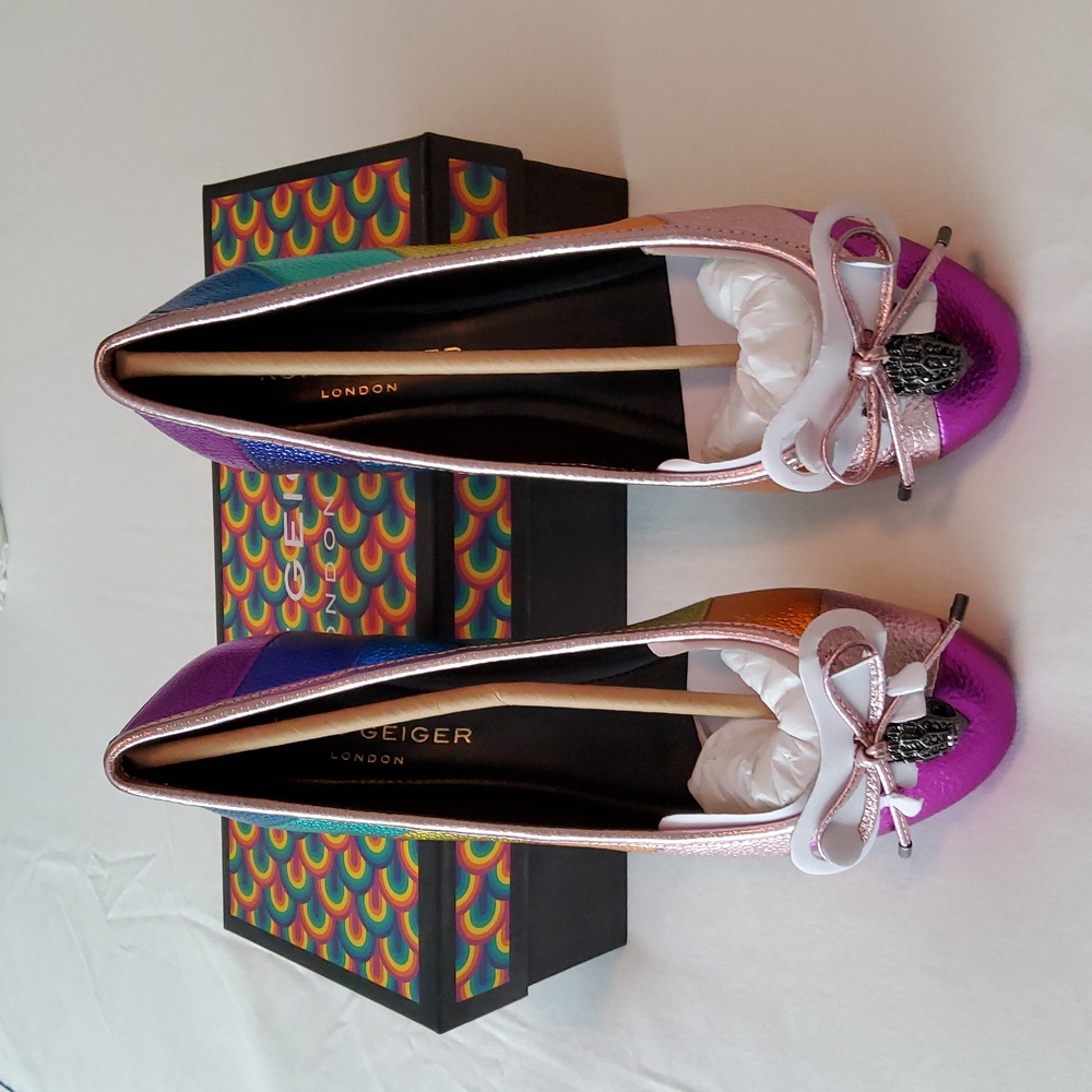 SOLD Kurt Geiger London Eagle Ballet Flats. NWT